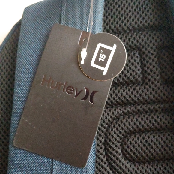 HURLEY NEW No COMPLY Backpack Heather Blue - Picture 4 of 6